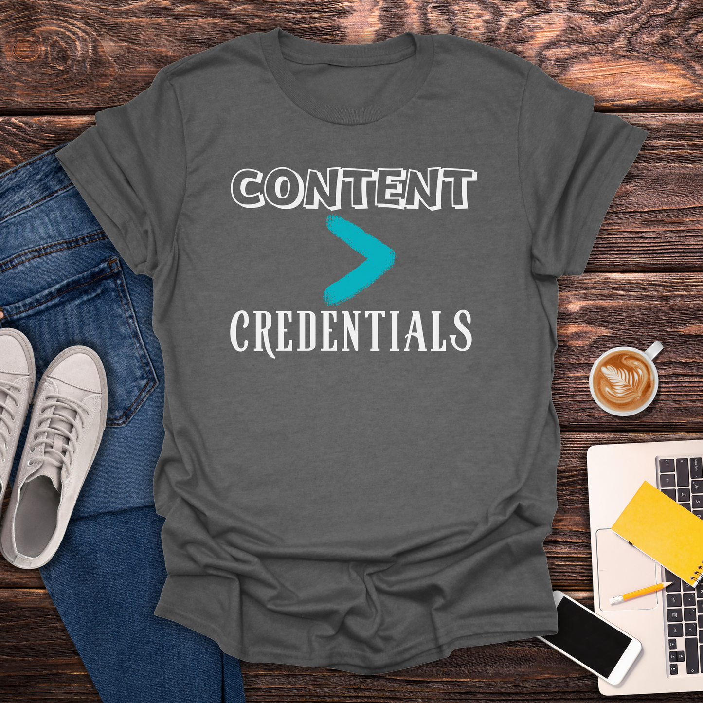 Content > Credentials - T-Shirt