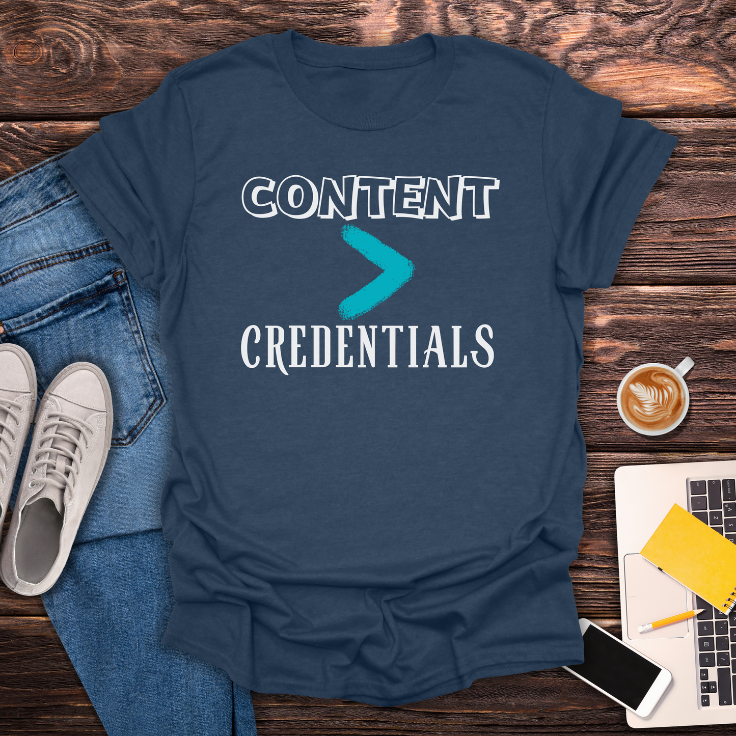 Content > Credentials - T-Shirt