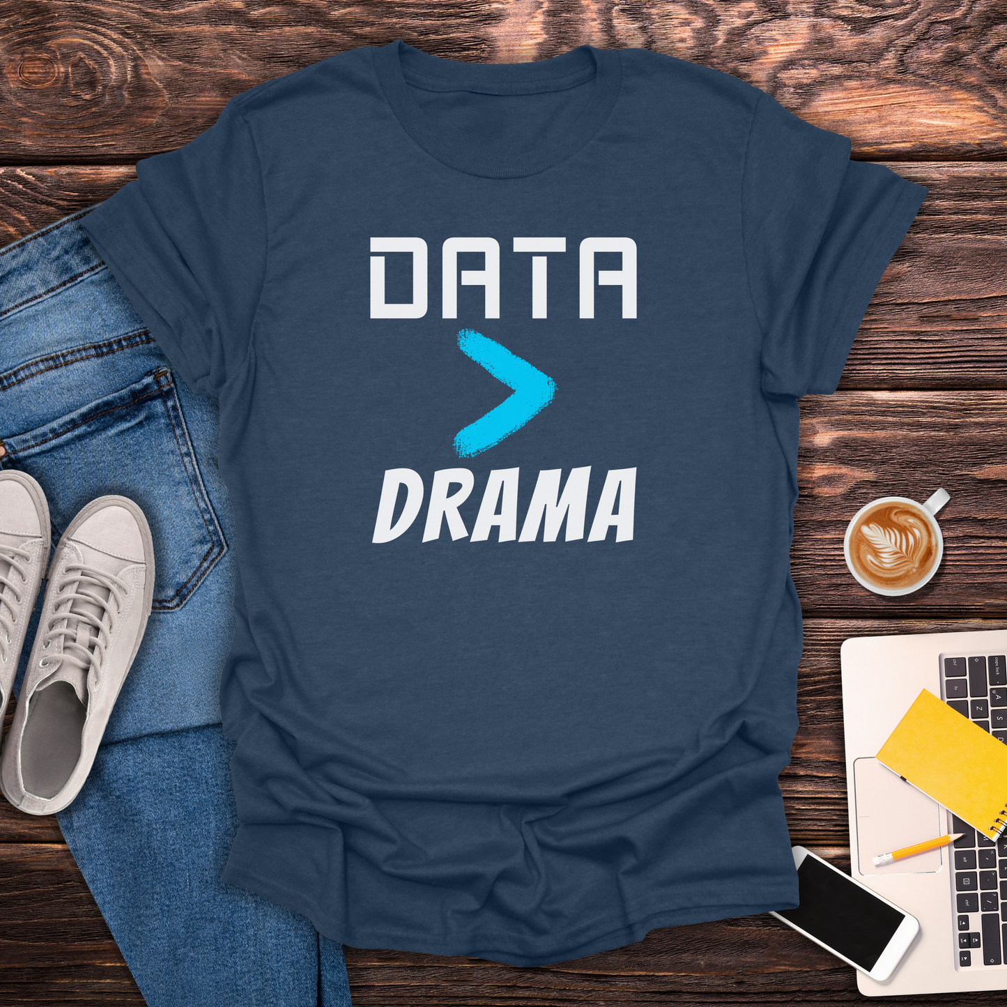 Data > Drama - T-Shirt