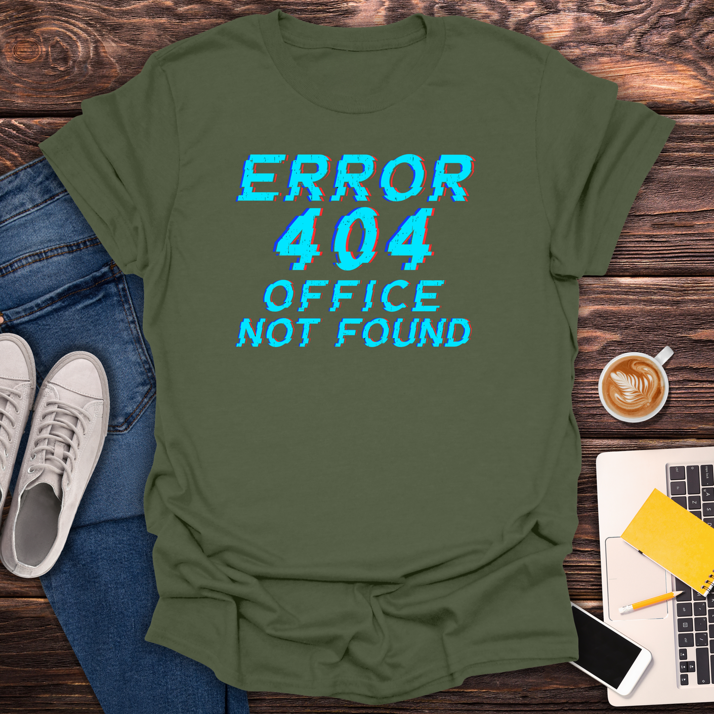 Error 404, Office Not Found - T-Shirt