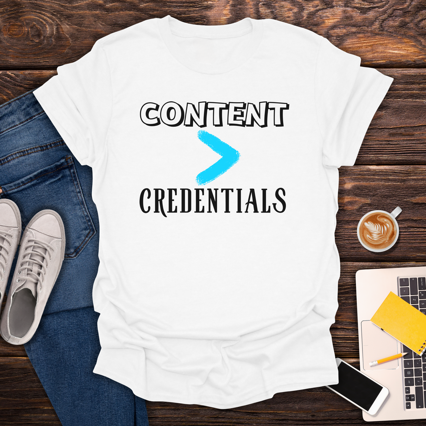 Content > Credentials - T-Shirt