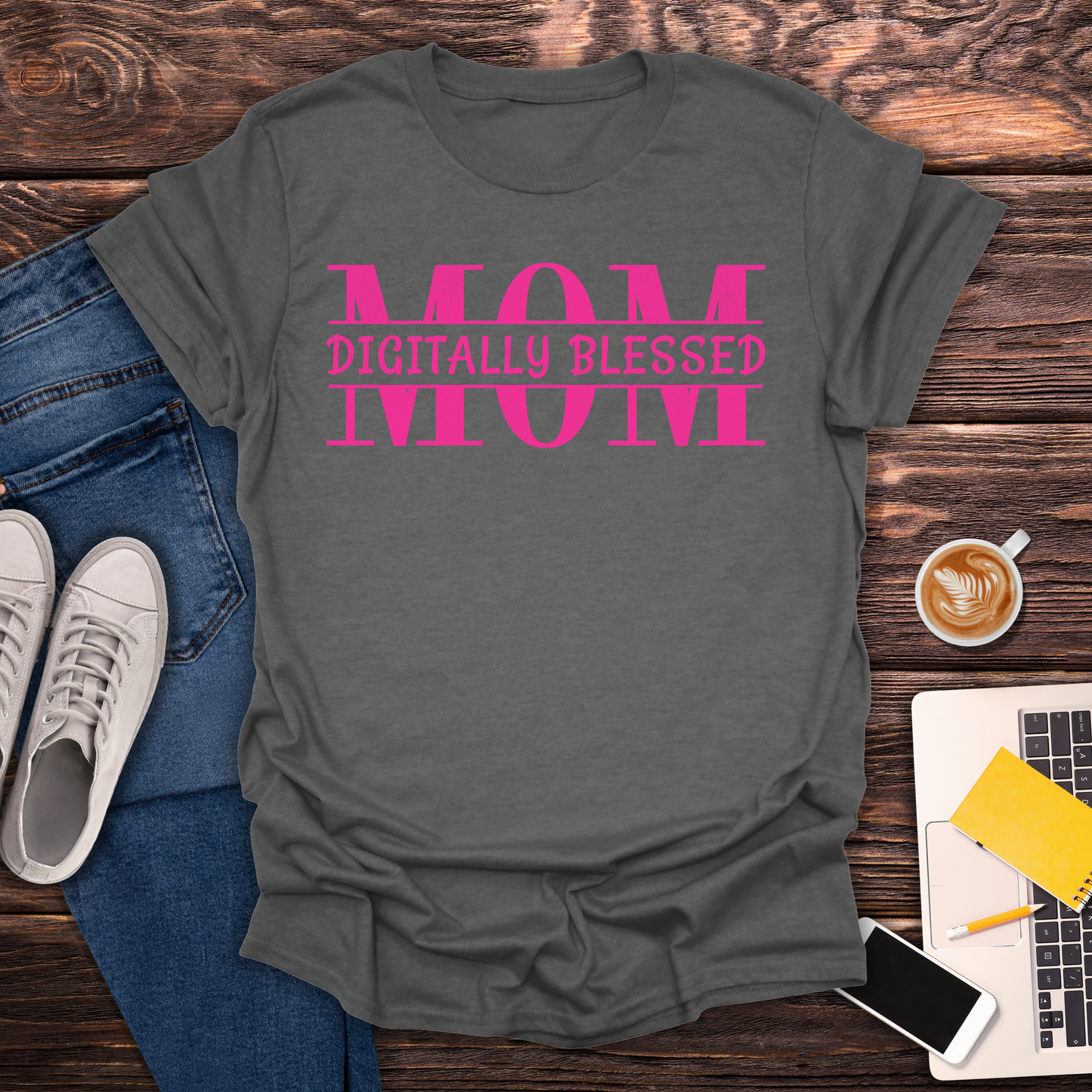 Digitally Blessed Mom - T-Shirt