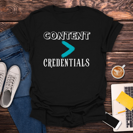Content > Credentials - T-Shirt