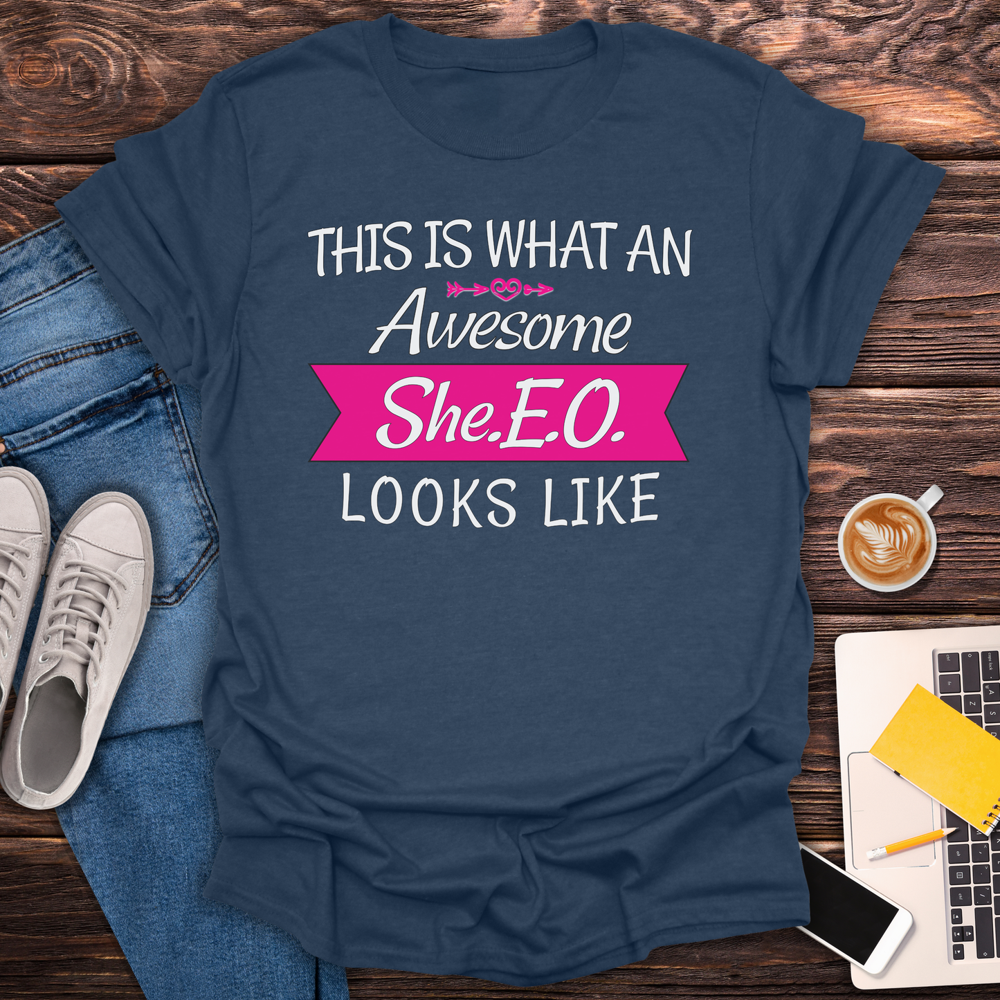 This Is What An Awesome SHE.E.O. Looks Like - T-Shirt