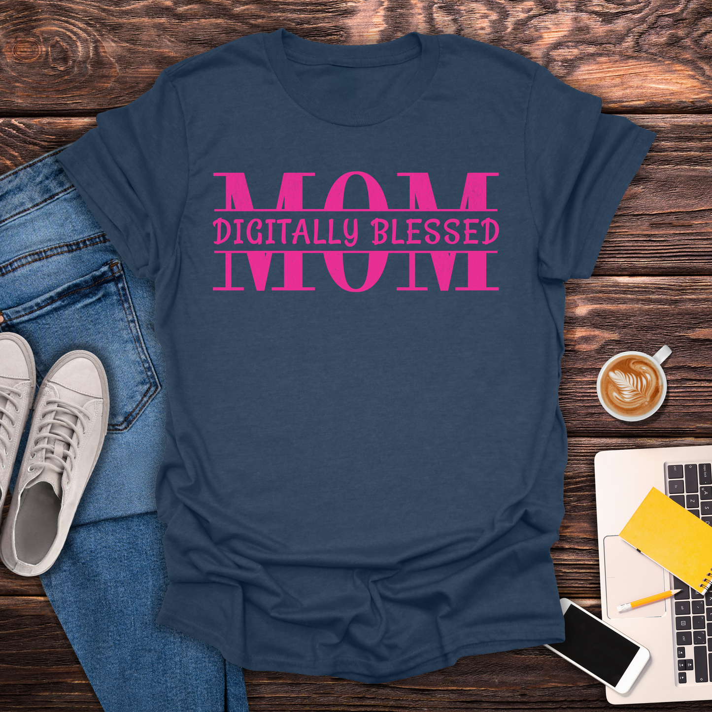 Digitally Blessed Mom - T-Shirt