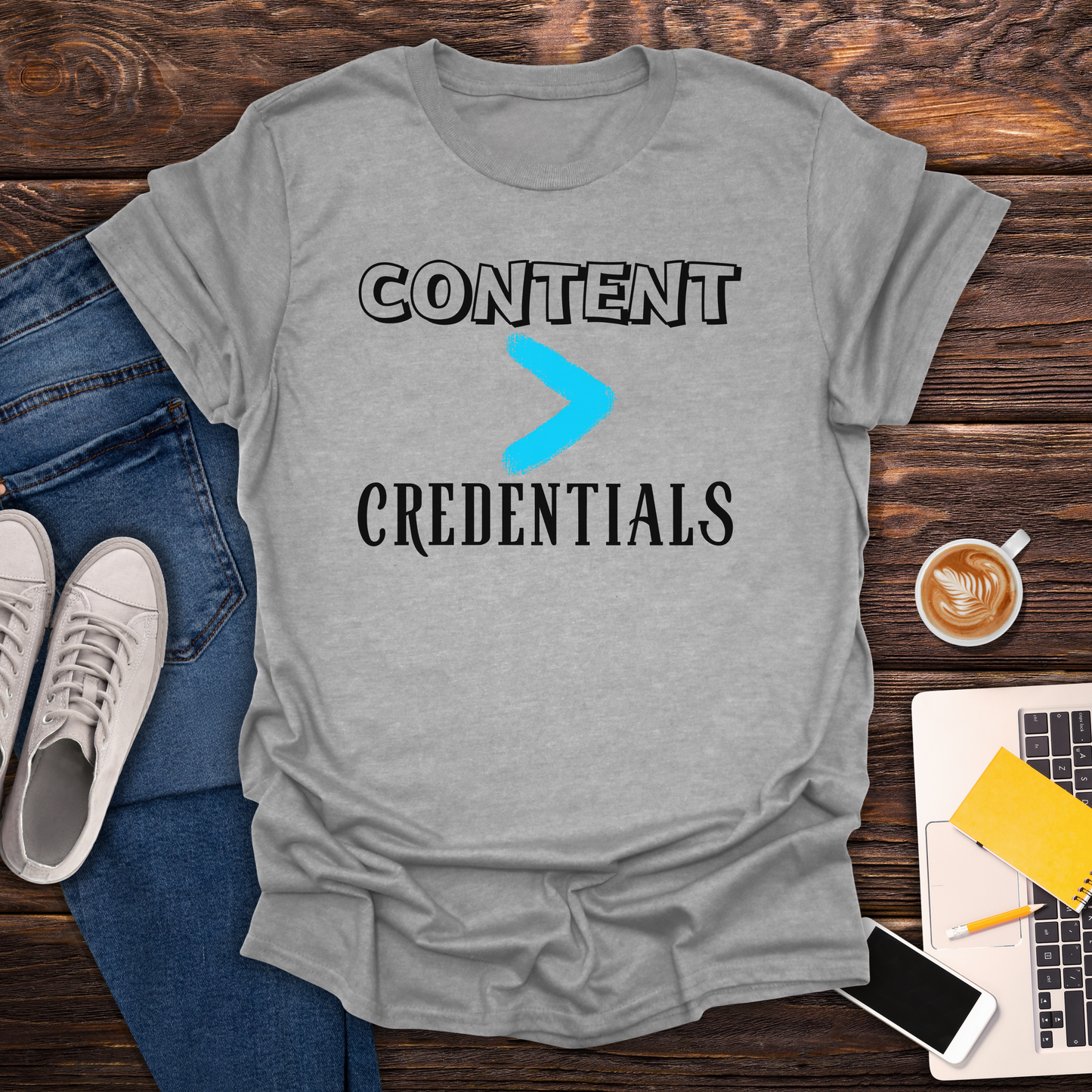 Content > Credentials - T-Shirt